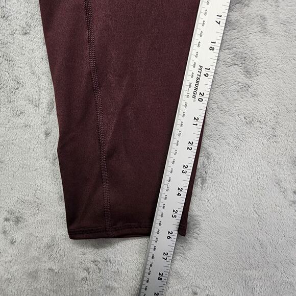 Maurices Leggings Womens XXL Burgundy Super High Rise Luxe Contour Pocket Yoga - Picture 7 of 9